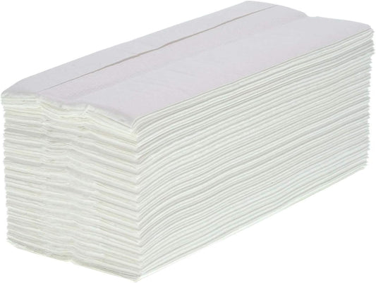 Z-Fold White Hand Towels 2ply 3000 x 24cm x 23.5cm