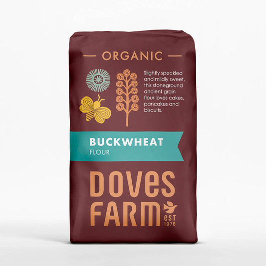 Doves Farm Organic Wholegrain Buckwheat Flour 1kg