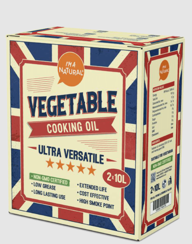 I'm a Natural Vegetable Oil 2 x 10ltr