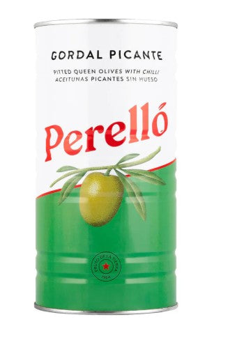 Perello Pitted Gordal Picante Olives 600gm