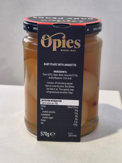 Opies Pears with Amaretto (Kilner Jar) 570gm