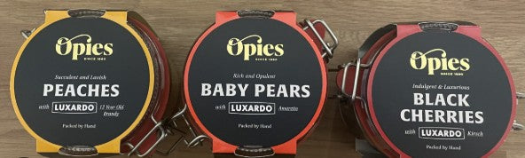 Opies Peaches with Luxardo Aged Brandy (Kilner Jar) 520gm