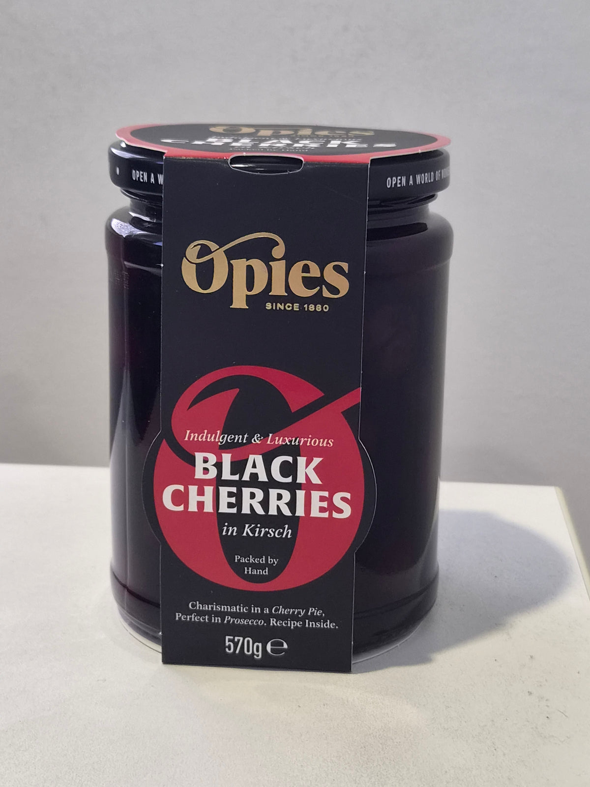 Opies Cherries with Kirsch (Kilner Jar) 570gm