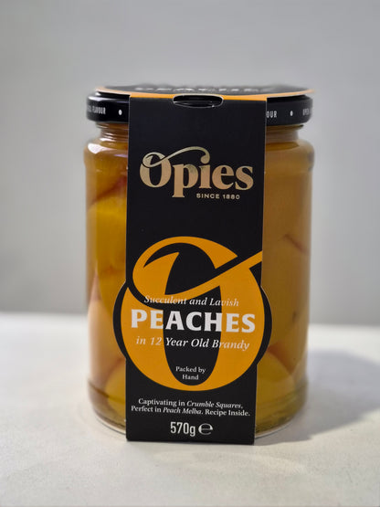 Opies Peaches with Brandy (Kilner Jar) 570gm