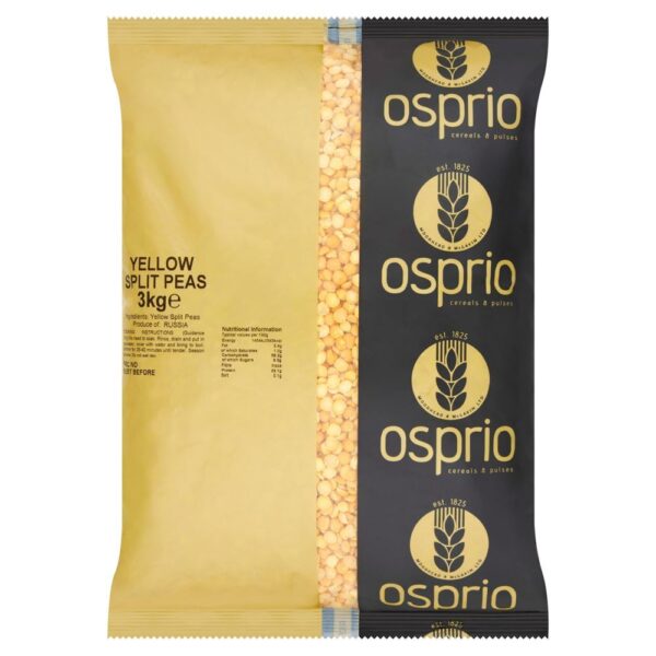 Osprio Yellow Split Peas 3kg