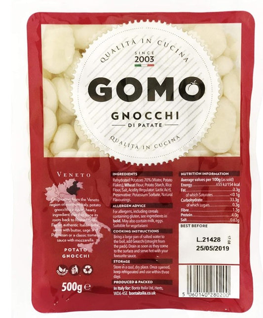 GOMO Gnocchi Di Patate 500gm