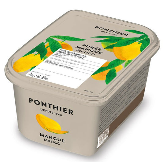 Ponthier Frozen 10% Sugar Free Mango Puree 5kg