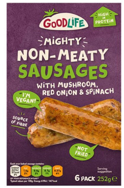 Goodlife Vegetable Sausage 30 x 56gm