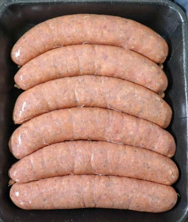 Parkers Lamb and Mint Sausages 6's 1 x 18 1.361kg