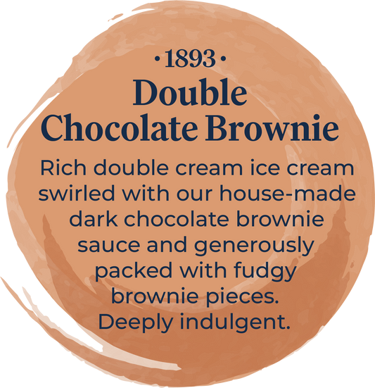 Sussex Ice Cream 1893 Double Chocolate Brownie 5ltr