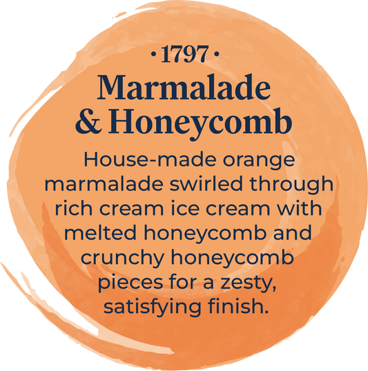 Sussex Ice Cream 1797 Marmalade & Honeycomb 5ltr