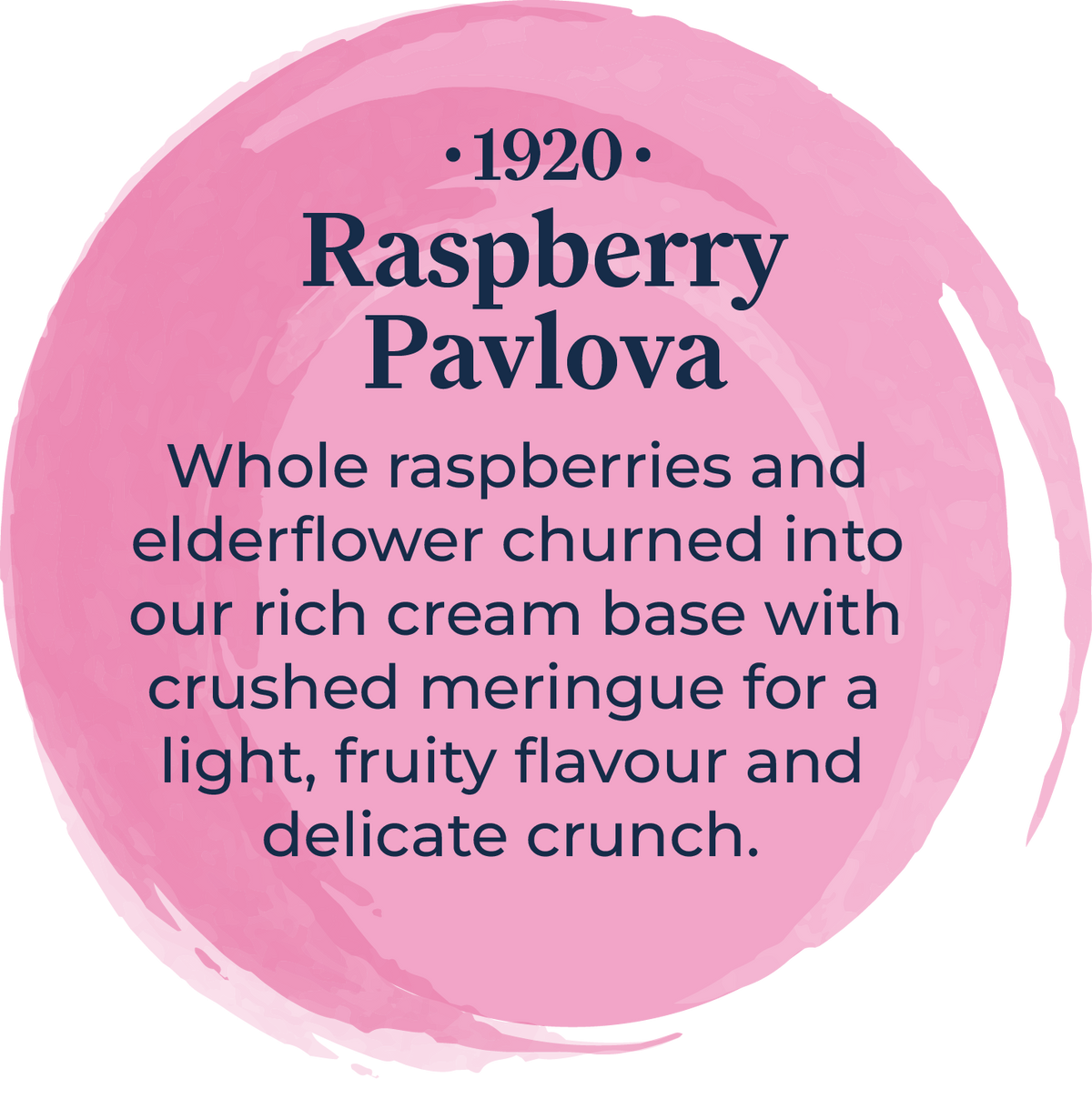 Sussex Ice Cream 1920 Raspberry Pavolova 5ltr