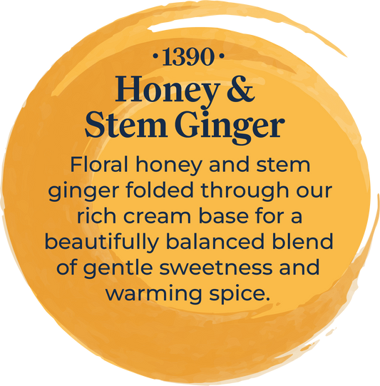 Sussex Ice Cream 1390 Honey & Stem Ginger 5ltr
