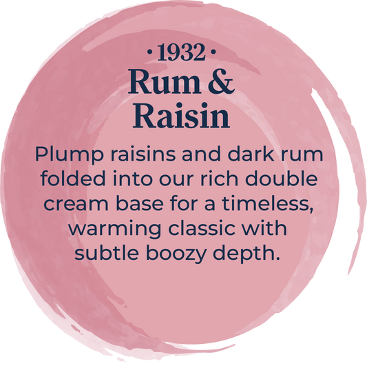 Sussex Ice Cream 1932 Rum & Raisin 2.5ltr