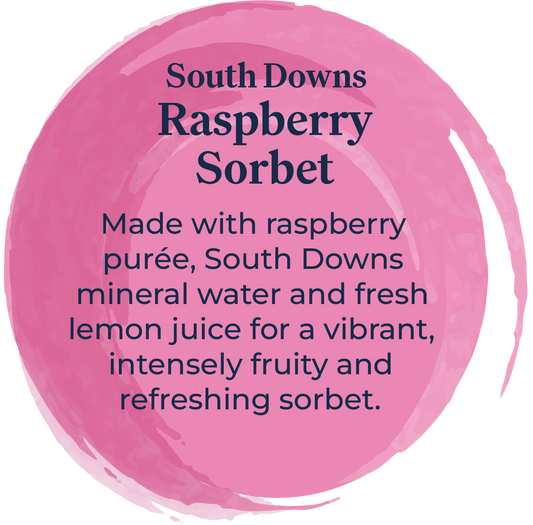 Sussex Ice Cream South Downs Raspberry Sorbet 2.5ltr