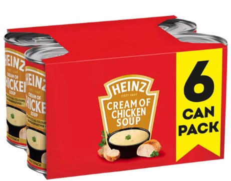 Heinz Cream of Chicken Soup 6 x 400gm - TO ORDER ONLY