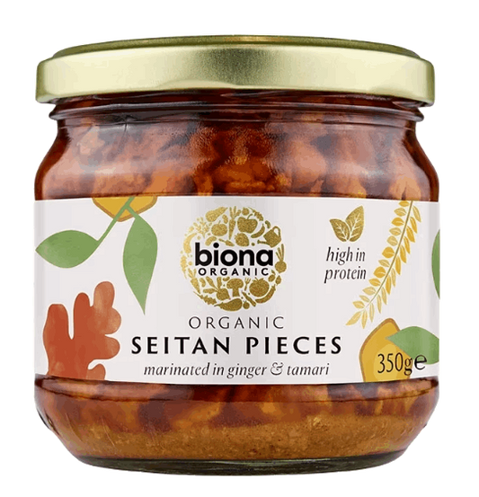 Biona Organic Seitan Marinated In Ginger & Tamari 350gm