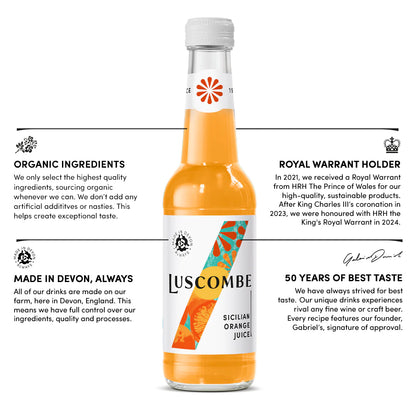 Luscombe Sicilian Orange Juice 12 x 270ml