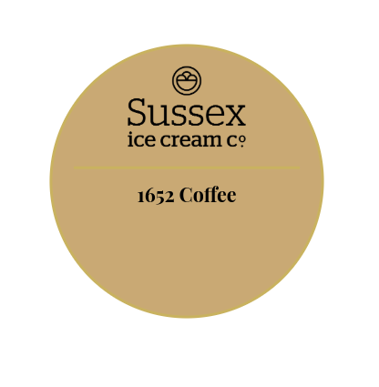 Sussex Ice Cream 1652 Coffee 5ltr