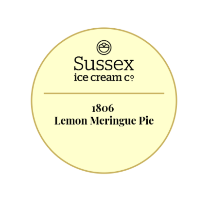 Sussex Ice Cream 1806 Lemon Meringue Pie 12 x 120ml