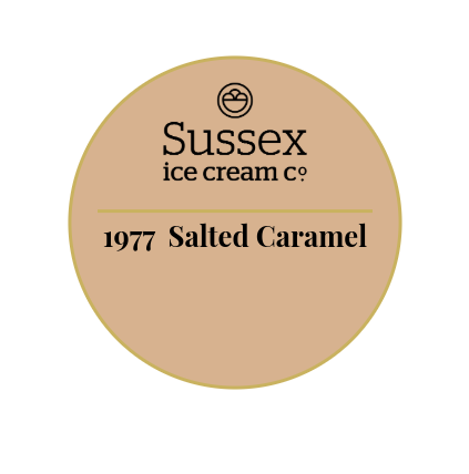 Sussex Ice Cream 1977 Salted Caramel 5ltr