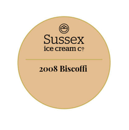 Sussex Ice Cream 2008 Biscoffi 5ltr