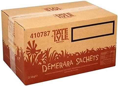 Tate & Lyle Demerara Sugar Sachets 1000 x 2.5gm