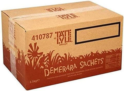 Tate & Lyle Demerara Sugar Sachets 1000 x 2.5gm