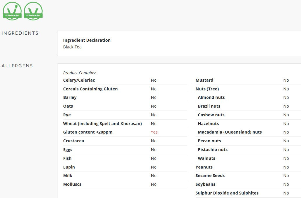 Taylors of Harrogate Ceylon Tea 20 Bags