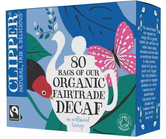 Clipper Organic Naturally Decaffeinated Tea Bags 1 x 80 - TO ORDER ONLY