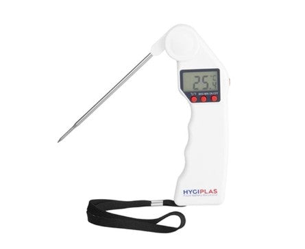 Hygiplas Easytemp Colour Coded White Thermometer 1 x Each