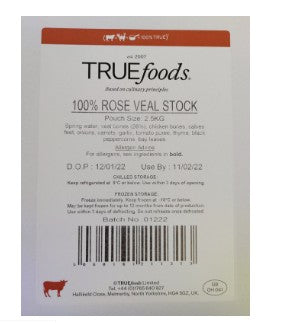 True Foods British Rose Veal Stock 2.5kg