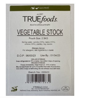 True Foods Vegetable Stock 2.5kg