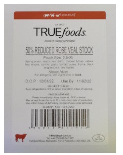 True Foods REDUCED British Rose Veal Stock 2.5kg