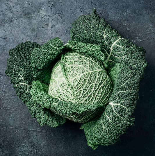 Fresh Medium Savoy Cabbage 1 x Each - TO ORDER ONLY