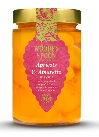 Wooden Spoon Apricots with Amaretto (Elena) 420gm