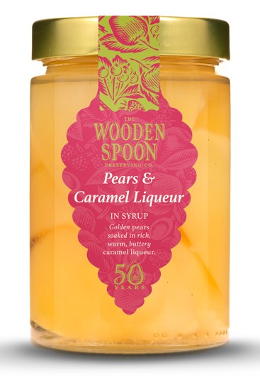 Wooden Spoon Pear Halves with Caramel Liqueur (Elena) 420gm