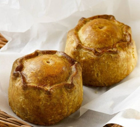 Wrights Fully Baked Small Hand Raised Pork Pies 36 x 185gm