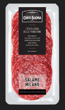 Corte Buona Italian Sliced Milano Salami 500gm