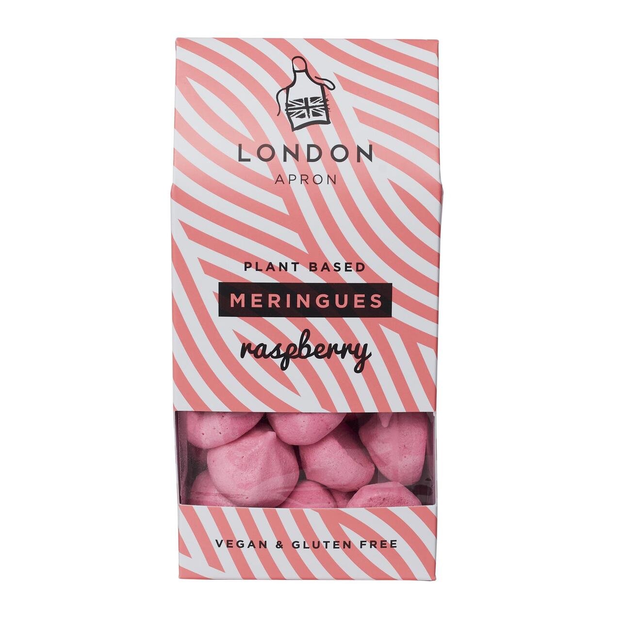 London Apron Raspberry Plant Based Meringues 25gm