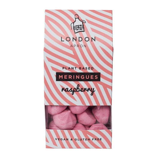 London Apron Raspberry Plant Based Meringues 25gm