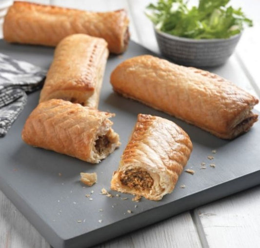 Proper Cornish Vegan Sausage Roll 50 x 129gm / 6inch