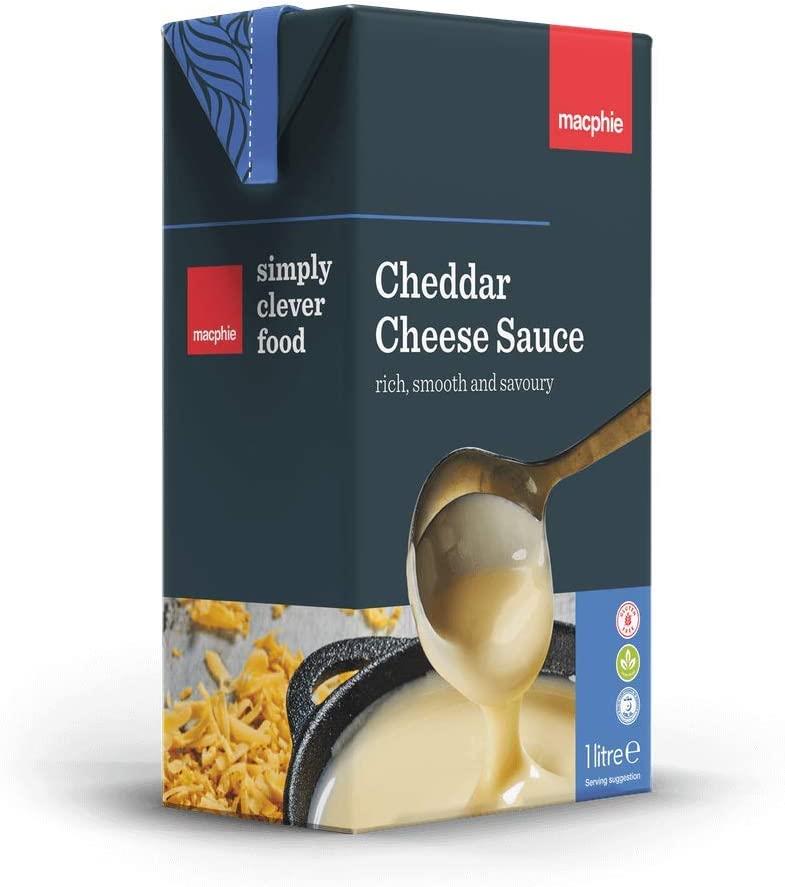 Macphie Cheddar Cheese Sauce 1ltr Carton - TO ORDER ONLY