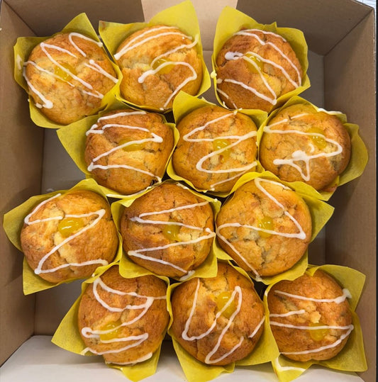 Sussex Handmade Lemon Drizzle Muffin 1 x 12