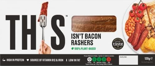 THIS Isn't Bacon Plant-Based Rashers 120gm - TO ORDER ONLY