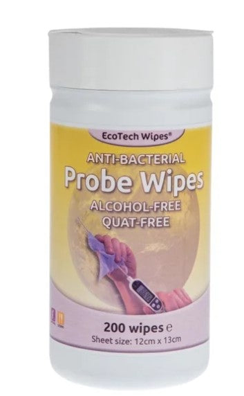 EcoTech Probe Wipes 200 x 12cm x 13cm