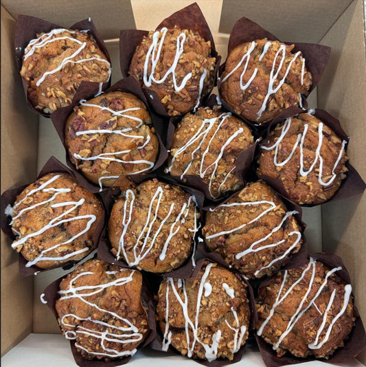 Sussex Handmade Apple, cinnamon & pecan Muffin 1 x 12 - TO ORDER ONLY