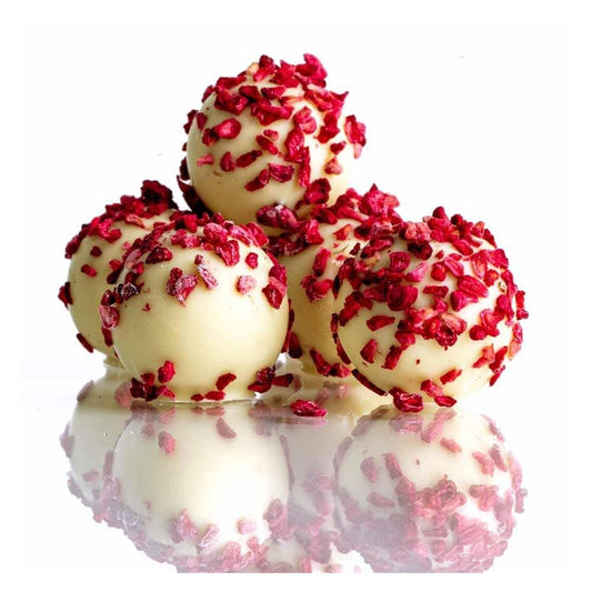 Whitakers 77 Raspberry & Champagne Truffles 1kg - TO ORDER ONLY