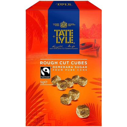 Tate & Lyle Demerara Rough Cut Sugar Cubes 1kg