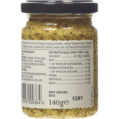 Tracklements Robust Wholegrain Mustard 6 x 140gm